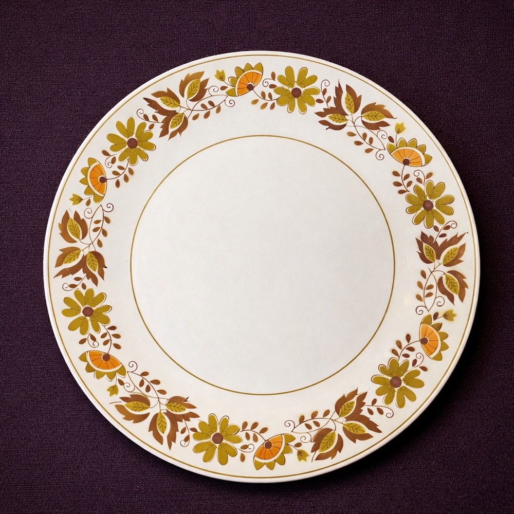 Vintage Mikasa Cera-Stone West Wood 12” Serving Platter | 70s Stoneware | Japan